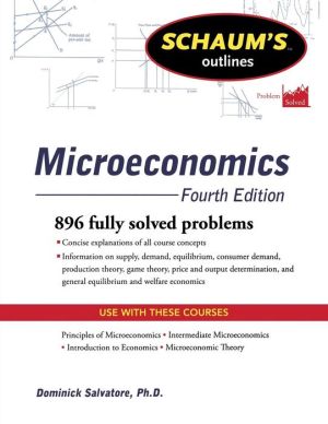 Schaum's Outline of Microeconomics, 4th Edition