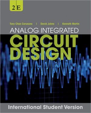 Analog Integrated Circuit Design 2e International Student Version WIE