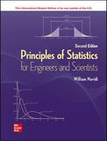 ISE Principles of Statistics for Engineers and Scientists, 2e
