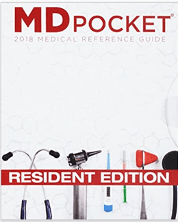 MDpocket Medical Reference Guide Resident Edition - 2018