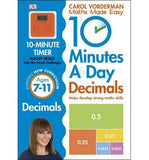 10 Minutes A Day Decimals, Ages 7-11 (Key Stage 2) : Supports the National Curriculum, Helps Develop Strong Maths Skills | ABC Books