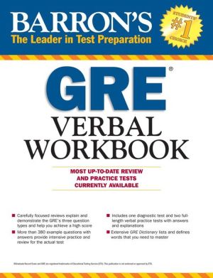 Barron's GRE Verbal Workbook, 3rd Edition
