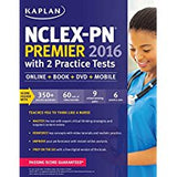 NCLEX-PN Premier 2016 with 2 Practice Tests: Online + Book + DVD + Mobile ( Kaplan Test Prep ) | ABC Books