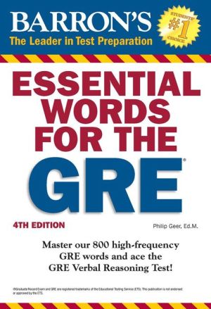 Essential Words for the GRE, 4e