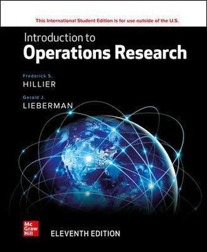 ISE Introduction to Operations Research, 11e