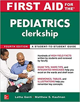 First Aid For The Pediatrics Clerkship 4e - ABC Books
