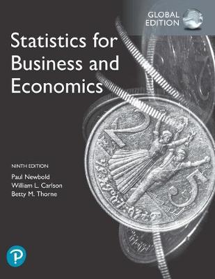 Statistics for Business and Economics, Global Edition, 9e**